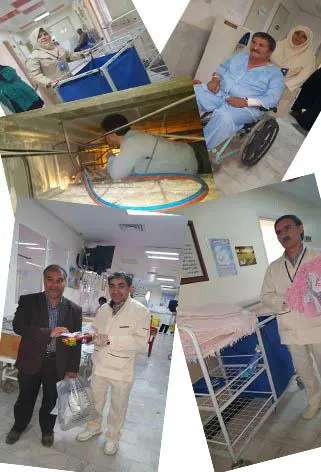 تبریک سرپرستی بیمارستان به مناسبت روز کارگر
