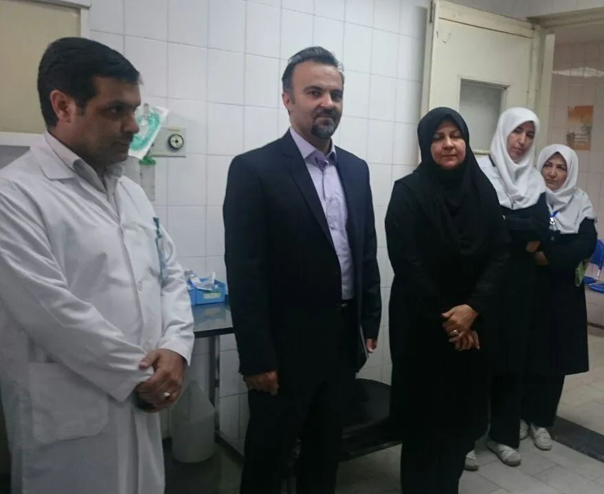 بازدید معاونت درمان دانشکده از بخش های بیمارستان امیرالمومنین علی (ع)