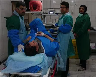افتتاح واحد کلونوسکوپی بیمارستان امیرالمومنین علی (ع) مراغه