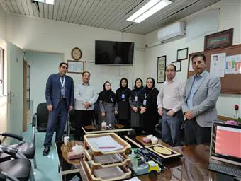 تقدیر از همکاران مدارک پزشکی 