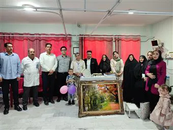 تودیع آقای علیرضا طهمورث پس از سالها  خدمت خالصانه در بیمارستان امیرالمومنین (ع) مراغه