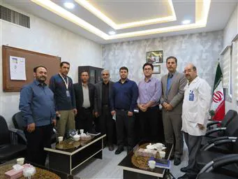  معارفه سرپرست جدید حراست بیمارستان امیرالمومنین (ع)مراغه