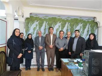 دیدارمدیریت  بیمارستان با رئیس بیمه سلامت شهرستان مراغه به مناسبت گرامیداشت هفته بیمه سلامت
