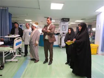بازدید اعضای ستادامر به معروف و نهی از منکر از بیمارستان امیرالمومنین (ع)