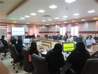 بازدید مسئولان سازمان بیمه سلامت استان  از مرکز آموزشی و درمانی امیرالمومنین (ع) مراغه 