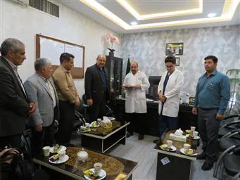 معارفه سرپرست مدیریت جدید بیمارستان امیرالمومنین (ع)مراغه