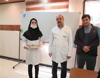 تجلیل از همکارگفتاردرمان بیمارستان امیرالمومنین (ع)
