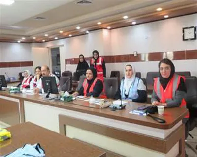 اجرای مانور تریاژ در بحران در زمان هجوم بیماران با تعداد انبوه