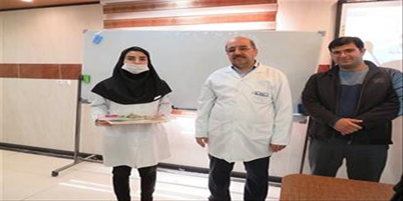 تجلیل از همکارگفتاردرمان بیمارستان امیرالمومنین (ع)